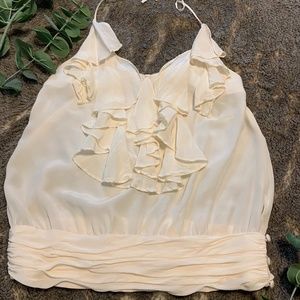 Arden B silk halter, size XS